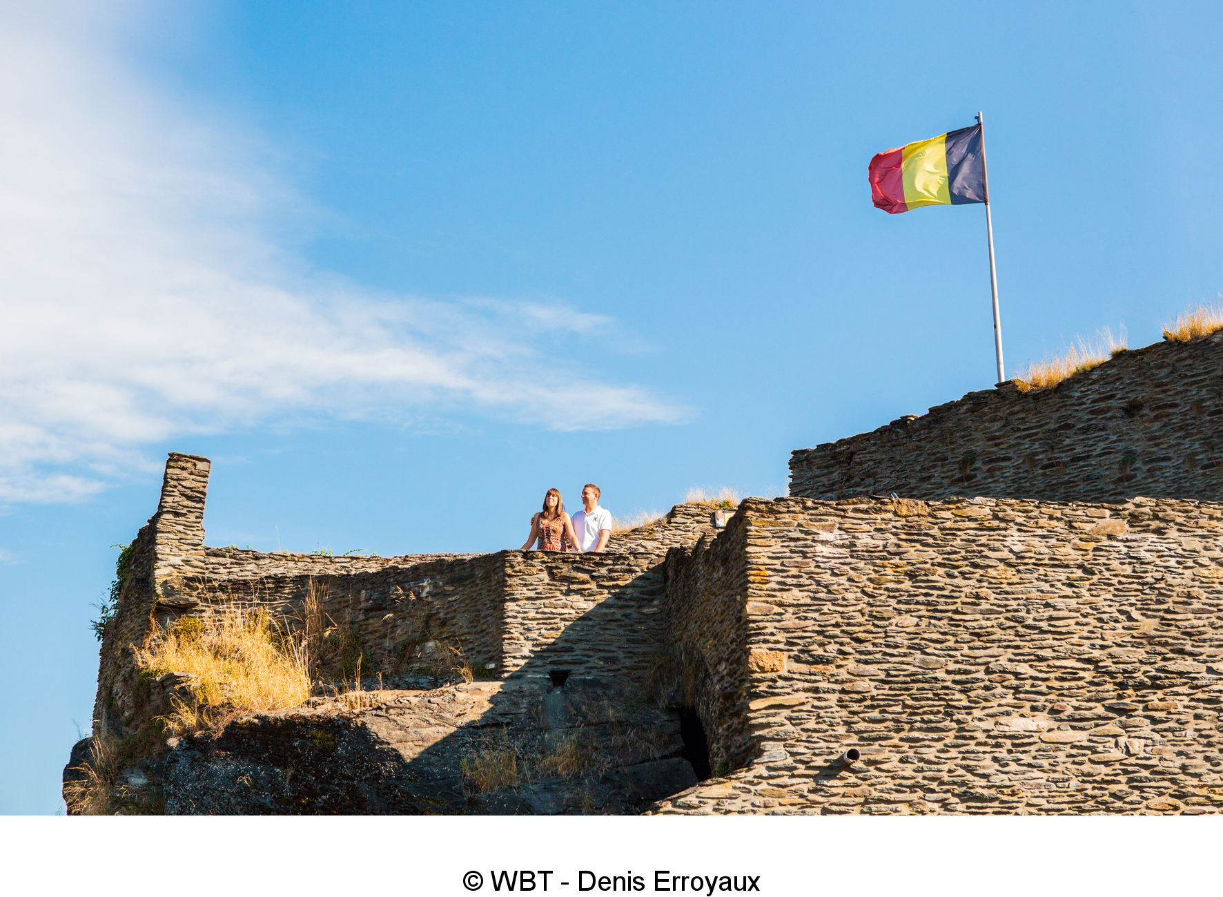 Venez visiter le Château Féodal de La Roche-en-Ardenne datant du IX
