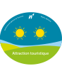 Classification officielle d'une attraction en Wallonie : 2 soleils