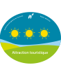 Classification officielle d'une attraction en Wallonie : 3 soleils